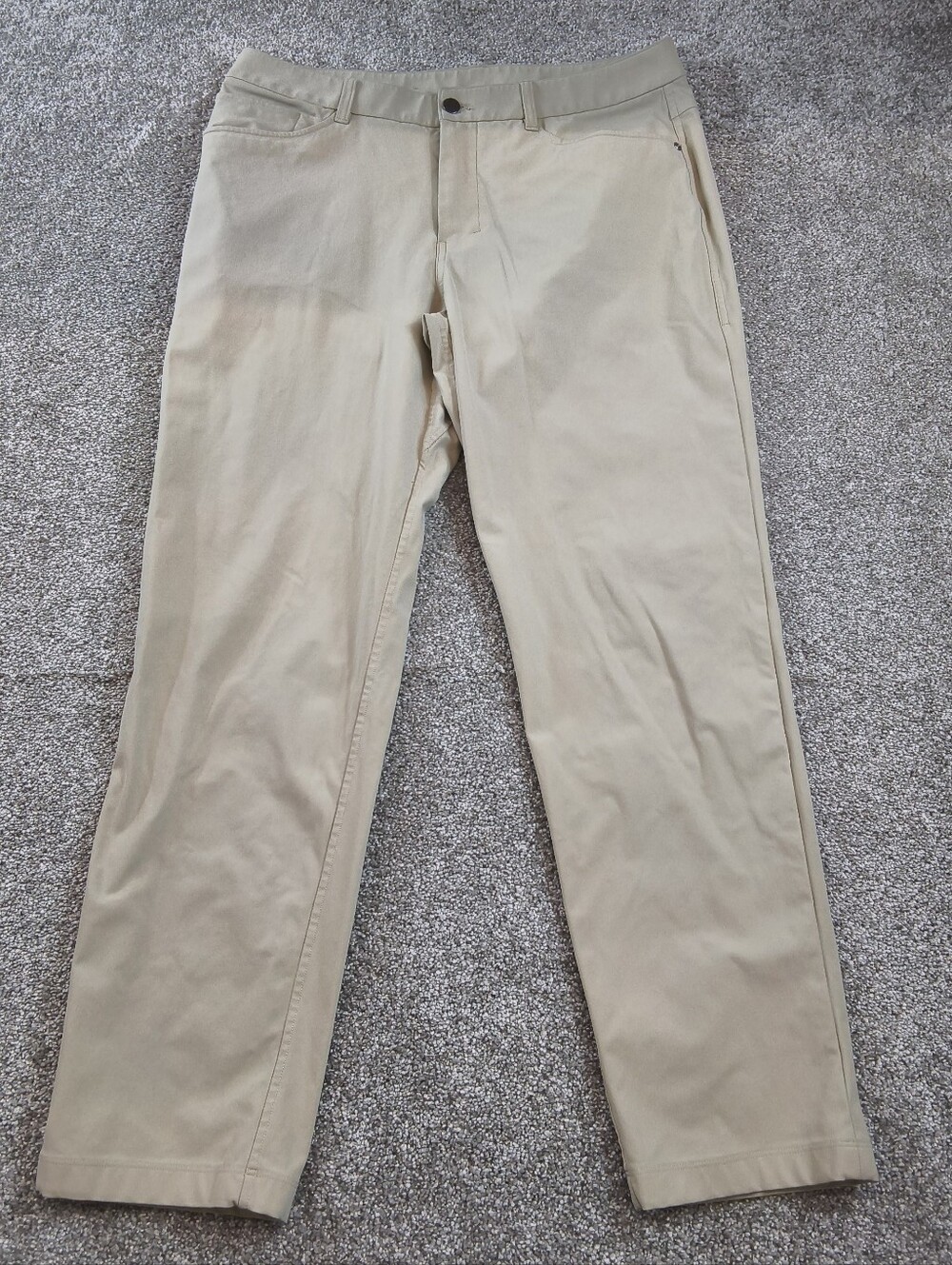 Lululemon ABC Classic Trouser Pants Men's 33x29 Beige